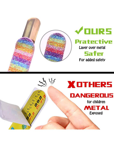 Pulseras Slap Brillantes VGOODALL 12 PCS para Niños