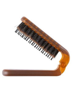 Cepillo Plegable de Cerda de Jabalí Enyolidimk - Antiestático y Compacto