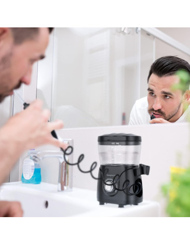 Hilo Dental de Agua Sawgmore FC166, 600 ml, 10 Modos, Negro