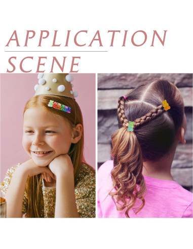 Cabochones de Osito de Goma Cheriswelry 45 Piezas 18x11mm