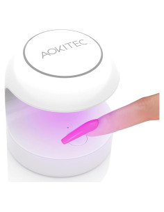 Lámpara UV LED Portátil Aokitec 12W para Uñas de Gel