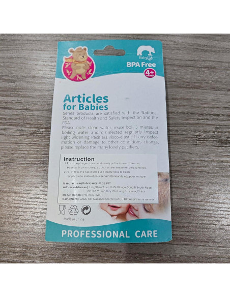 Jeringa Nasal para Bebé Elfzone - 4 Piezas 10ml Silicona Jeringa Nasal para Bebé Elfzone - 4 Piezas 10ml Silicona