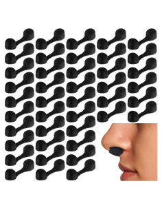 Filtros Nasales Desechables Tondiamo 100 Piezas Color Negro