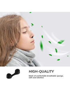 Filtros Nasales Desechables Tondiamo 100 Piezas Color Negro 2