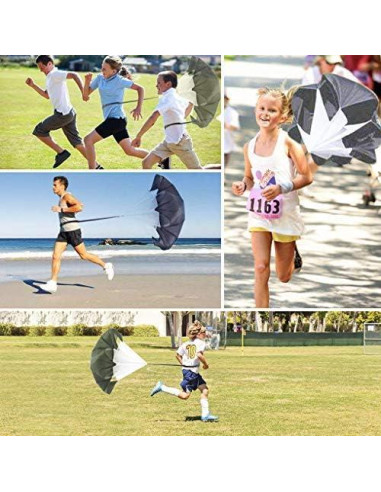 Paracaídas de Resistencia Bfsmile 142 cm con Correa Ajustable