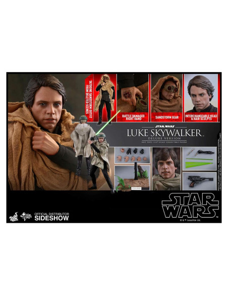 Figura Coleccionable Luke Skywalker Deluxe Hot Toys 27.94 cm Figura Coleccionable Luke Skywalker Deluxe Hot Toys 27.94 cm