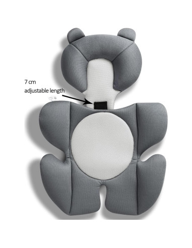 Cojín de Soporte para Bebé G Ganen Ajustable Gris Oscuro