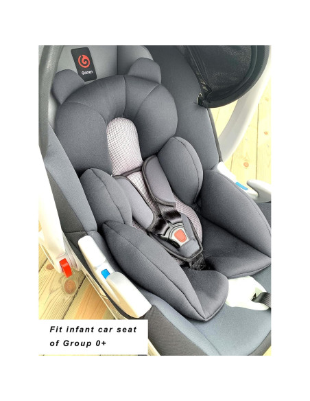 Cojín de Soporte para Bebé G Ganen Ajustable Gris Oscuro