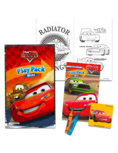 Conjunto de Fiesta Disney Cars - 24 Mini Autos y Suministros 2