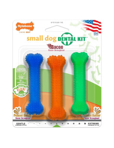 Hueso Nylabone Flexi Chew para Perros X-Pequeño 3 Unidades