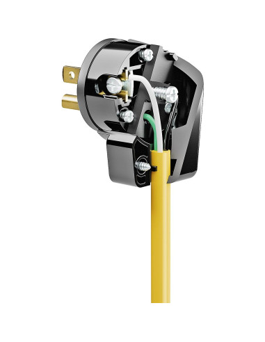 Enchufe en Ángulo Recto Nema 5-15P PluGrand 15A 125V Negro