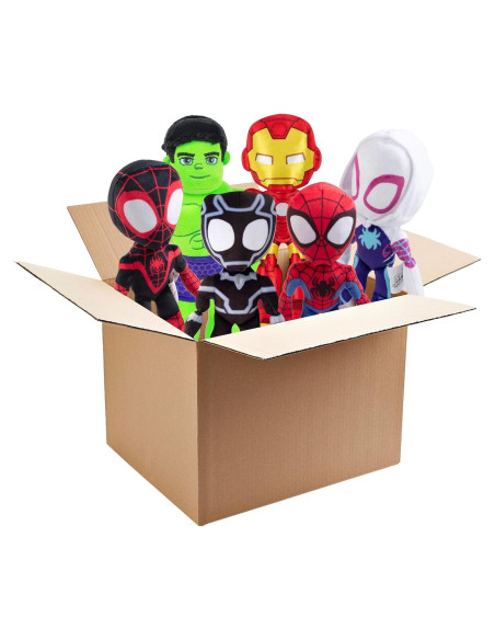 Peluche Marvel Spidey y Amigos 20 cm - 2-Pack Sorpresa