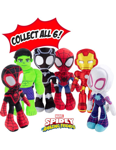 Peluche Marvel Spidey y Amigos 20 cm - 2-Pack Sorpresa