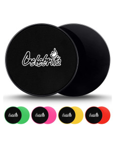 Discos Deslizantes Celebrita para Ejercicio de Core - Negro