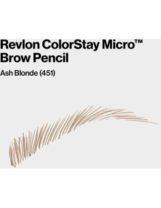 Lápiz de Cejas Micro ColorStay Revlon 451 Rubio Ceniza 5g 2