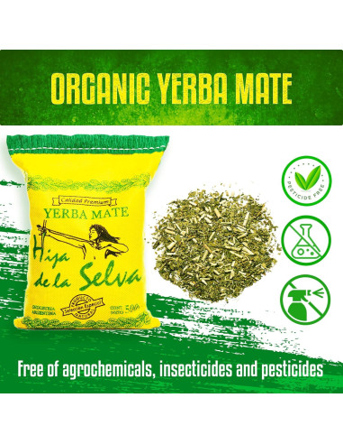 Yerba Mate Orgánica Hija de la Selva 500g Tradicional