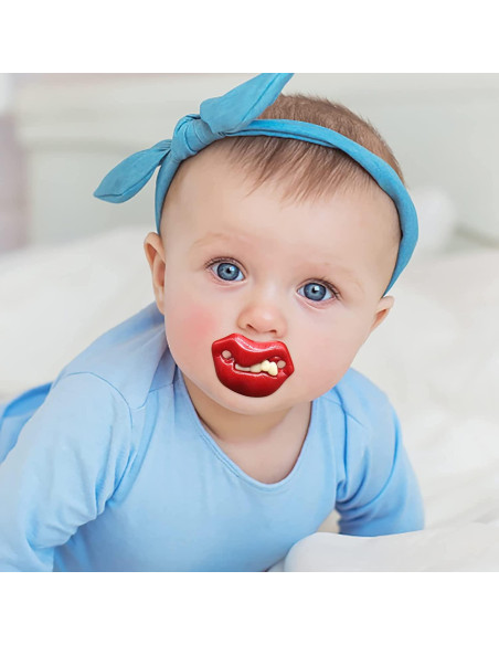 Chupete Divertido de Silicona para Bebé - 3 Piezas Libre de BPA