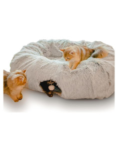 Cueva de Gato Donut Extra Grande XxingSheep 108x85 cm Gris