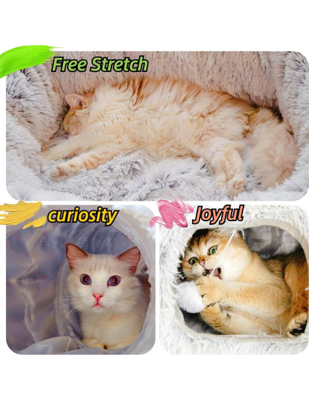 Cueva de Gato Donut Extra Grande XxingSheep 108x85 cm Gris