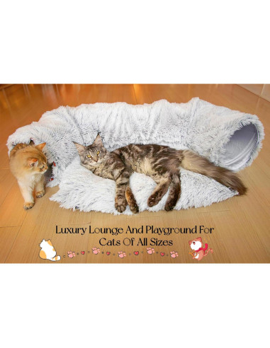 Cueva de Gato Donut Extra Grande XxingSheep 108x85 cm Gris