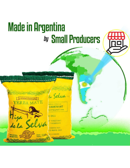 Yerba Mate Orgánica Hija de la Selva 500g Tradicional