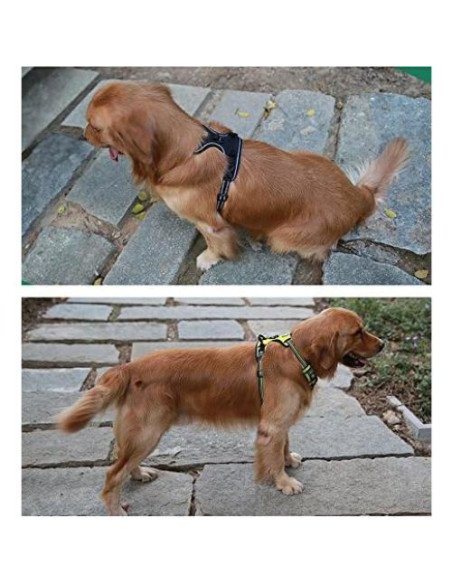 Arnés para Perros JUXZH Reflectante Talla XS Negro Arnés para Perros JUXZH Reflectante Talla XS Negro