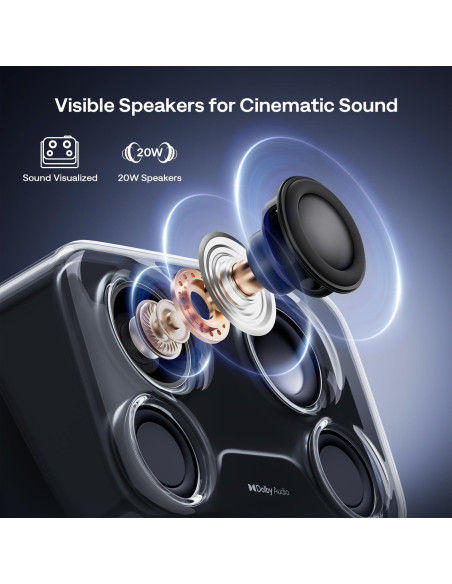 Proyector Inteligente Aurzen BOOM Mini 4K WiFi Bluetooth 500 ANSI