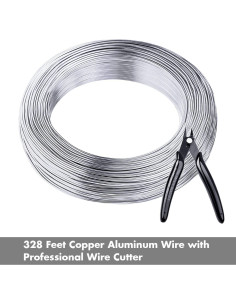 Alambre Escultórico de Aluminio Anezus 1mm 100m con Cortador 2