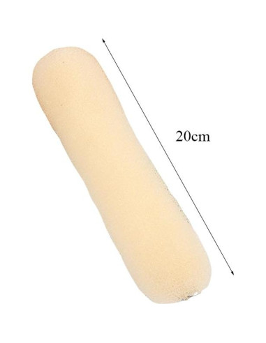 2 Piezas Donut Hair Bun Maker QUUPY - Nylon 20cm para Mujeres