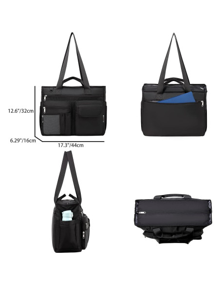 Bolsa de enfermera Gatycallaty negra, organizador de 43.94 cm