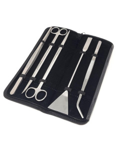 Juego de 5 Herramientas de Acero Inoxidable A2Z para Acuarios