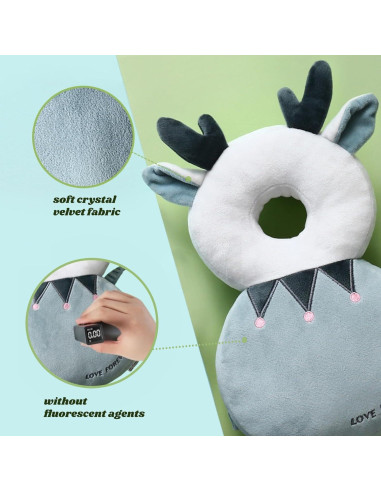 Protector de Cabeza para Bebé Minochi con Rodilleras Ajustables