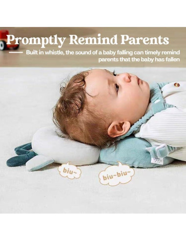 Protector de Cabeza para Bebé Minochi con Rodilleras Ajustables