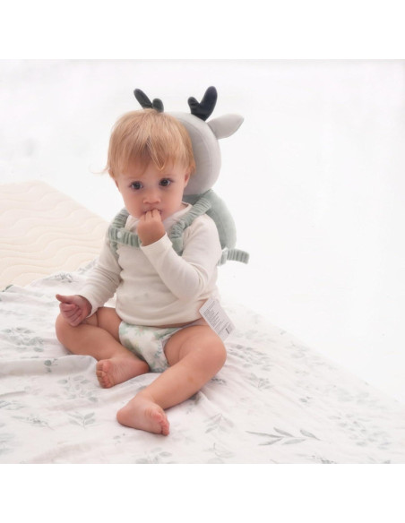 Protector de Cabeza para Bebé Minochi con Rodilleras Ajustables