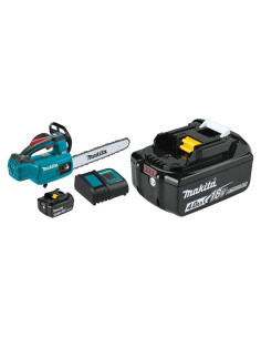 Cortadora de Cadena Inalámbrica Makita XCU10SM1 18V 12" Kit 4.0Ah