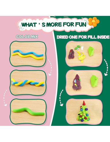 Kit de Arcilla Secada al Aire Chico Land 24 Colores 360g