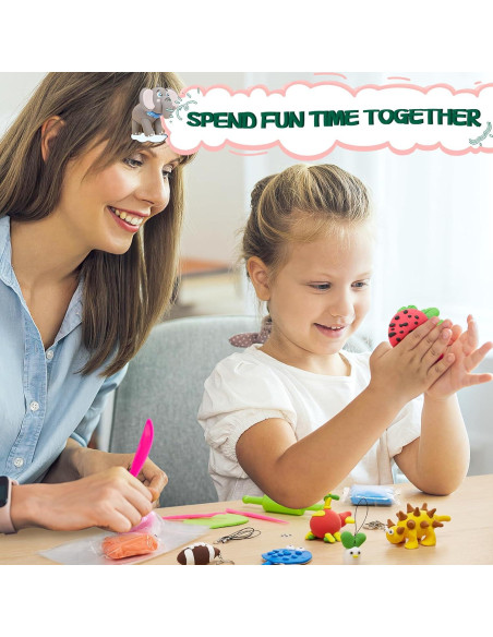 Kit de Arcilla Secada al Aire Chico Land 24 Colores 360g