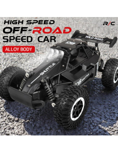 Coche RC Todo Terreno 1:20 Aleación LED 20 km/h Negro 2