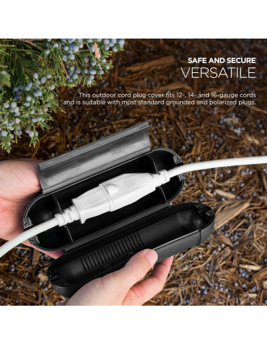 Cubierta de Seguridad para Cable Exterior UltraPro - Negro
