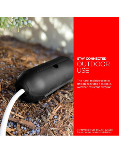 Cubierta de Seguridad para Cable Exterior UltraPro - Negro