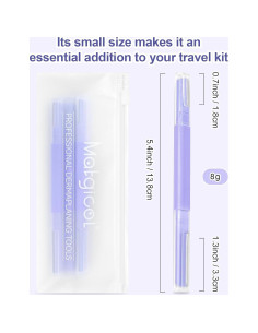 Rasuradora Dermaplaning Matgicol 3 Unidades Púrpura 2