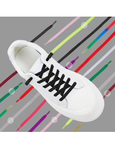 Cordoneras Elásticas Sin Nudos AOLLRUIRLL 119 cm Ajustables 2