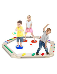 Viga de Equilibrio Hakiuish WT1008-1 para Niños Colorida