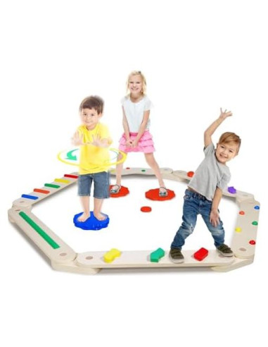 Viga de Equilibrio Hakiuish WT1008-1 para Niños Colorida