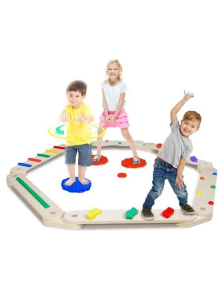 Viga de Equilibrio Hakiuish WT1008-1 para Niños Colorida
