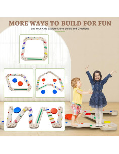 Viga de Equilibrio Hakiuish WT1008-1 para Niños Colorida 2