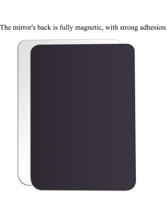 Espejo Magnético Neehows 14.73 x 10.59 cm Vidrio Premium 2