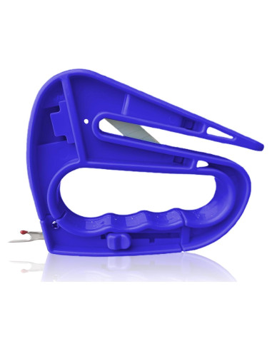 Cuchillo Cortador de Tela Wshxjzyay con Desgarrador - Azul