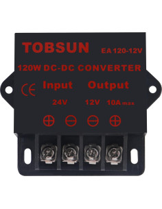 Convertidor de Voltaje DC 24V a 12V 10A 120W Dweii 2