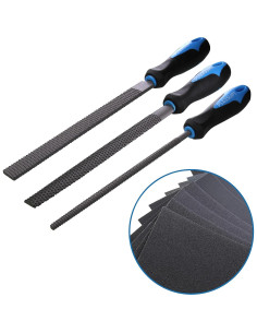 Conjunto de limas de madera Plg2Sup 3PC para carpintería 2